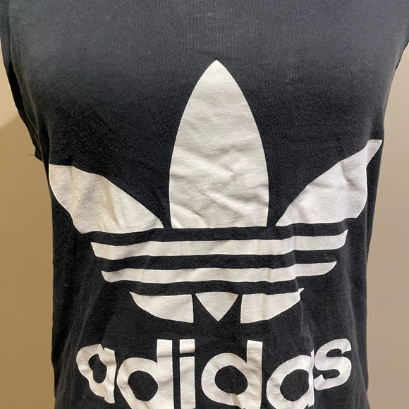 Adidas Black Graphic Muscle Tank - Picture 3 of 8